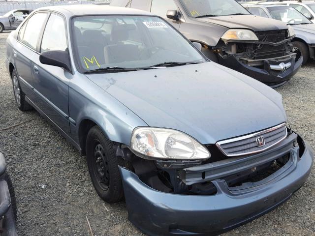 2HGEJ6619YH540400 - 2000 HONDA CIVIC BASE Yaşıl foto 1