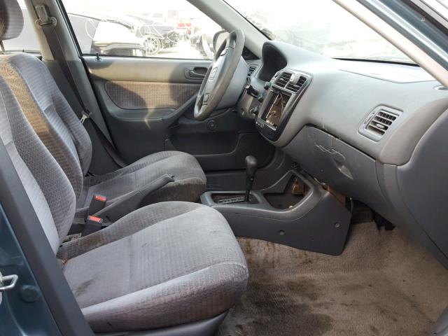 2HGEJ6619YH540400 - 2000 HONDA CIVIC BASE Yaşıl foto 5