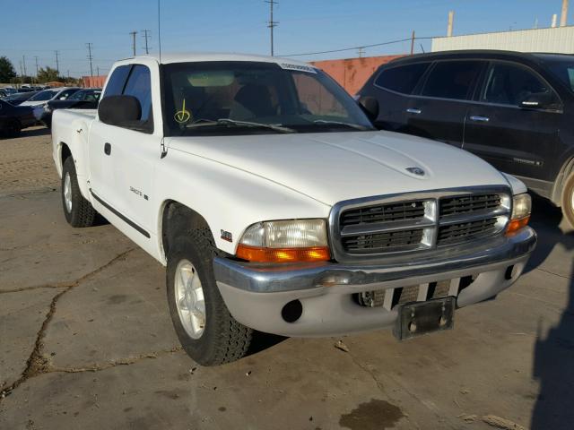 1B7GL23Y2VS241038 - 1997 DODGE DAKOTA WHITE photo 1