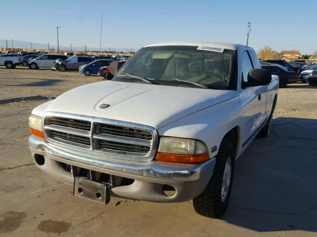 1B7GL23Y2VS241038 - 1997 DODGE DAKOTA WHITE photo 2