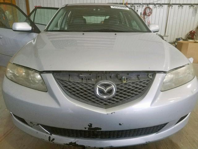 1YVHP82DX45N92975 - 2004 MAZDA 6 S SILVER photo 9