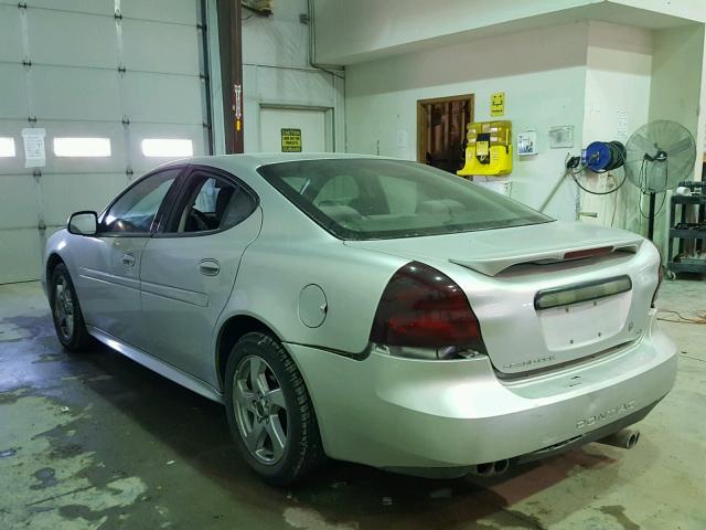 2G2WP522241369233 - 2004 PONTIAC GRAND PRIX SILVER photo 3