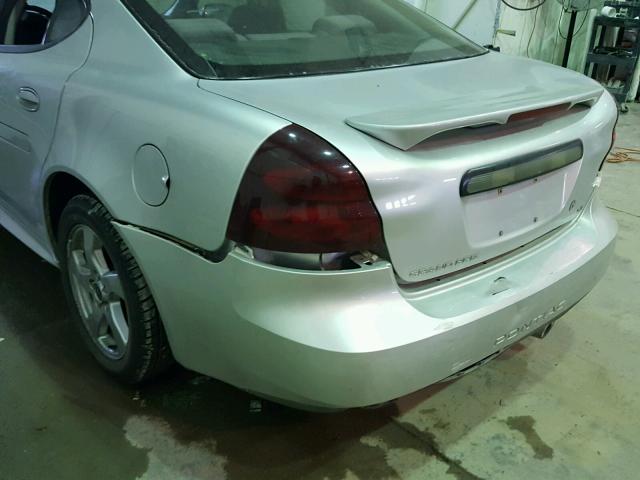 2G2WP522241369233 - 2004 PONTIAC GRAND PRIX SILVER photo 9