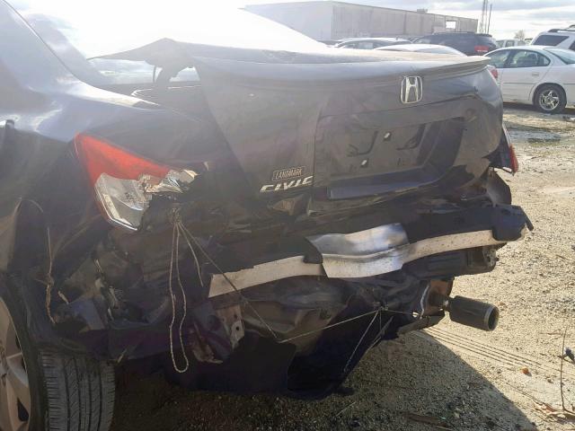 2HGFG12928H570064 - 2008 HONDA CIVIC EXL 黑色 照片 9