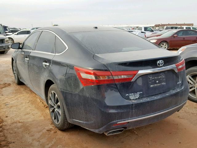 4T1BK1EB3GU221240 - 2016 TOYOTA AVALON XLE BLACK photo 3