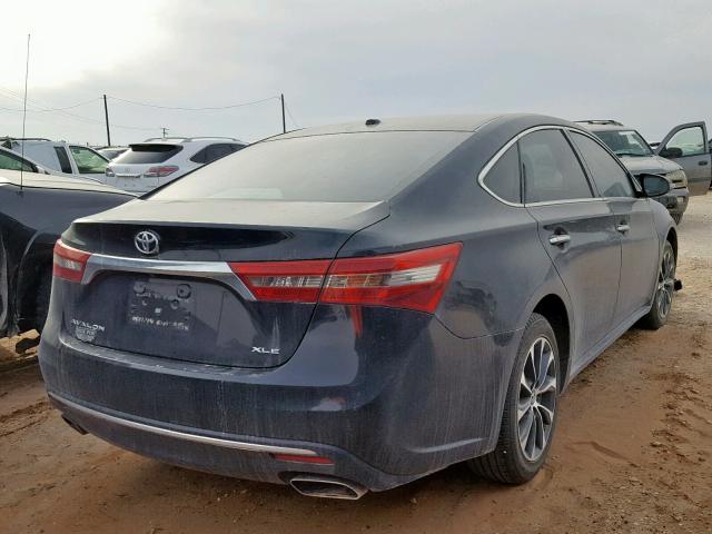 4T1BK1EB3GU221240 - 2016 TOYOTA AVALON XLE BLACK photo 4
