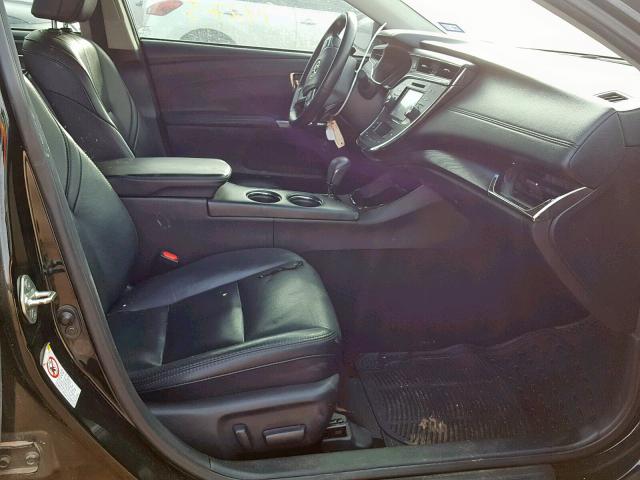 4T1BK1EB3GU221240 - 2016 TOYOTA AVALON XLE BLACK photo 5