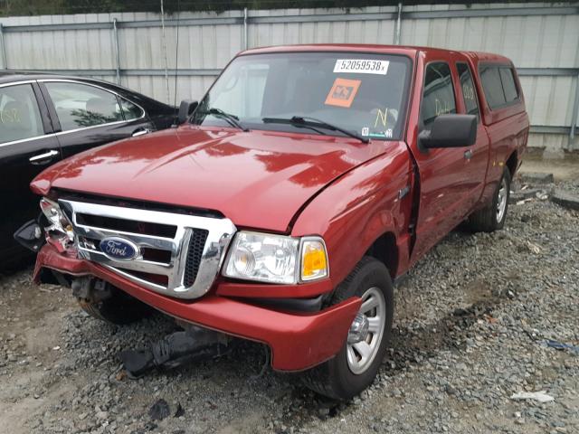 1FTKR1EDXAPA13105 - 2010 FORD RANGER SUP MAROON photo 2