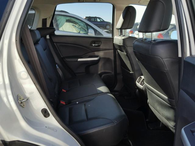 5J6RM4H79FL020771 - 2015 HONDA CR-V EXL WHITE photo 6