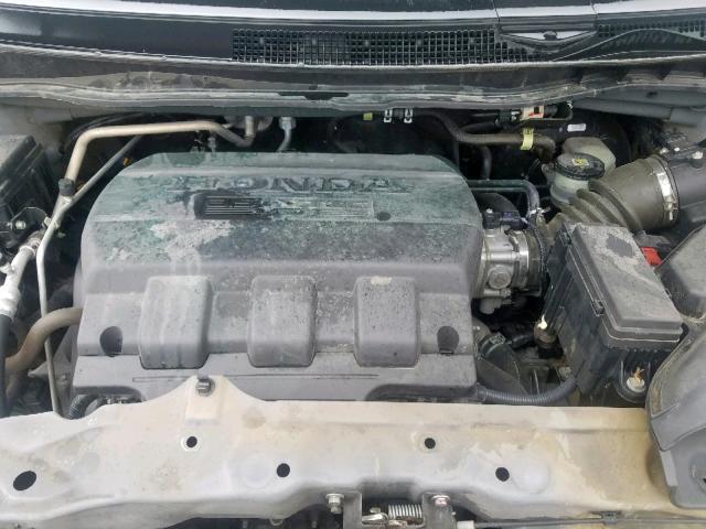 5FNRL5H64BB052174 - 2011 HONDA ODYSSEY EX GRAY photo 7