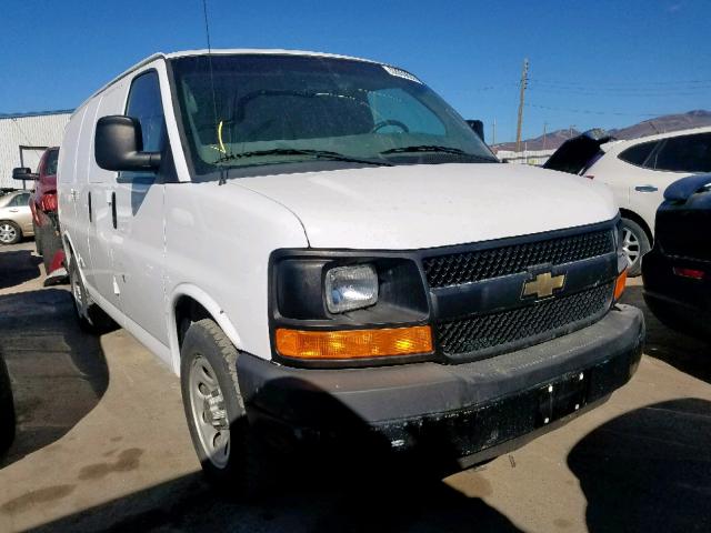 1GCSHAF45D1166001 - 2013 CHEVROLET EXPRESS G1 WHITE photo 1