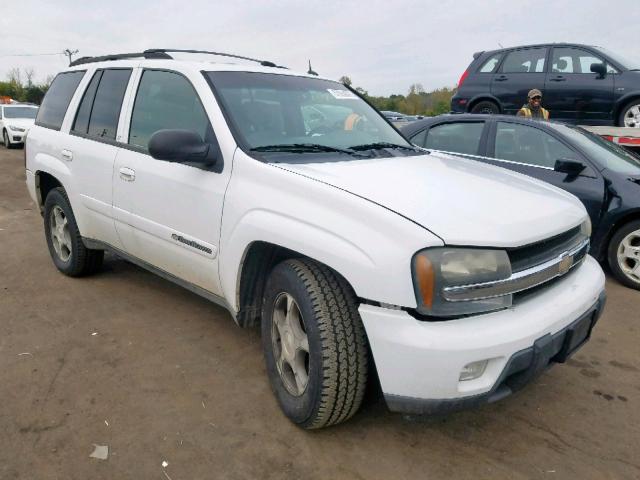 1GNDT13S642363044 - 2004 CHEVROLET TRAILBLAZE WHITE photo 1