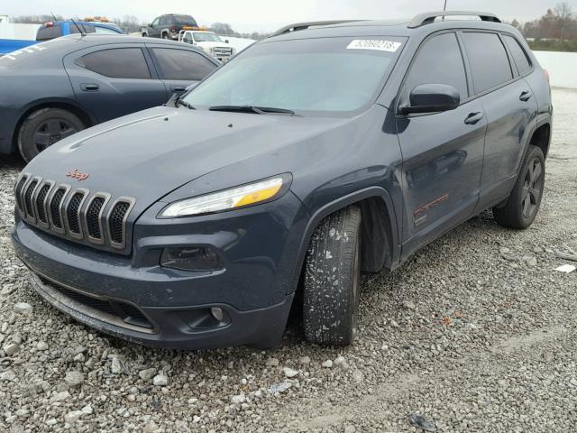 1C4PJLCB3GW247434 - 2016 JEEP CHEROKEE L GRAY photo 2