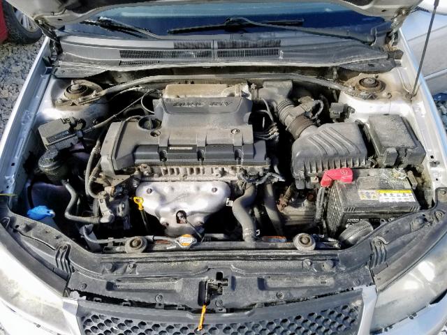 KNAFE121285013366 - 2008 KIA SPECTRA EX SILVER photo 7