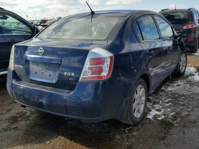 3N1AB61E97L718139 - 2007 NISSAN SENTRA 2.0 BLUE photo 4