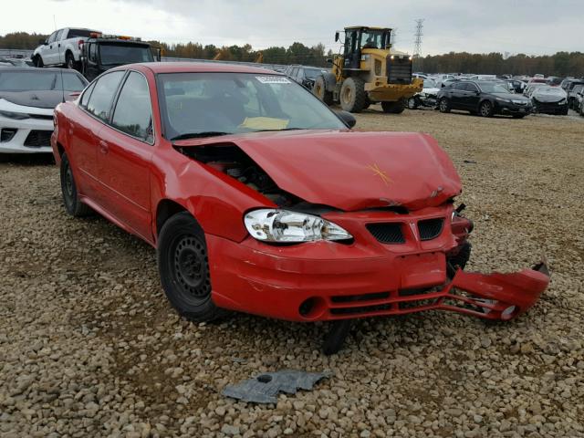 1G2NF52F83C119859 - 2003 PONTIAC GRAND AM S RED photo 1