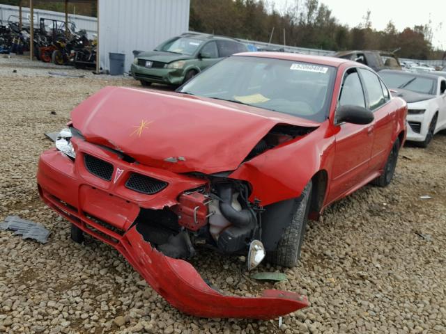 1G2NF52F83C119859 - 2003 PONTIAC GRAND AM S RED photo 2