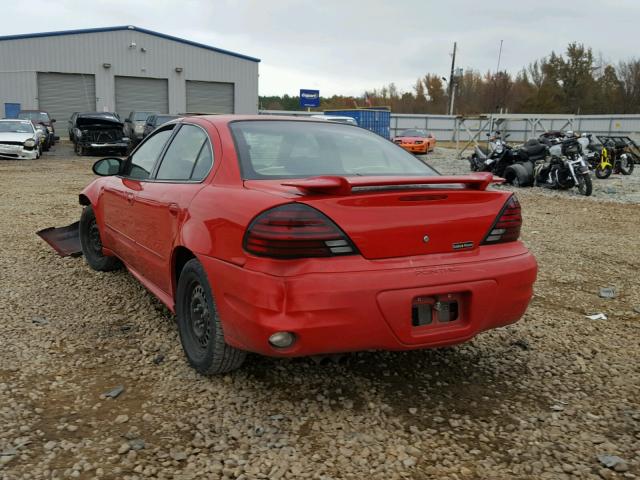 1G2NF52F83C119859 - 2003 PONTIAC GRAND AM S RED photo 3