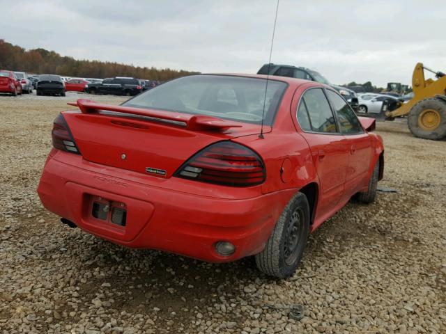 1G2NF52F83C119859 - 2003 PONTIAC GRAND AM S RED photo 4