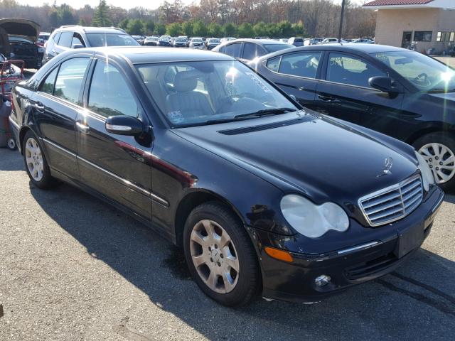 WDBRF81J45F655745 - 2005 MERCEDES-BENZ C 240 4MAT BLACK photo 1