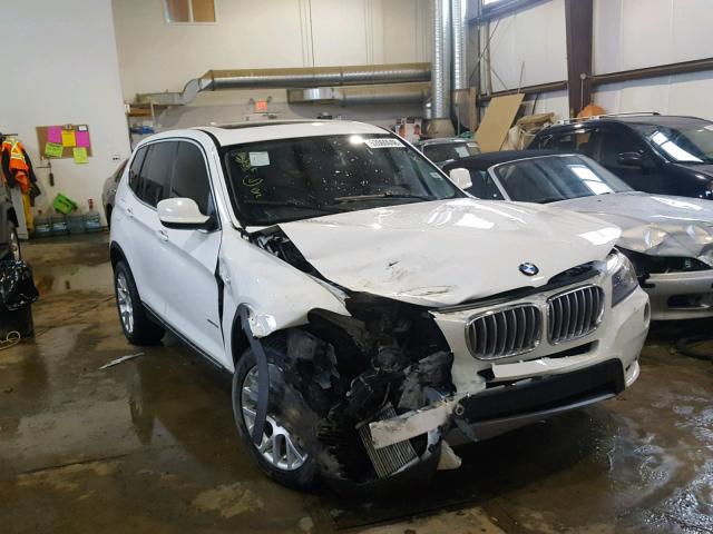 5UXWX7C56DL976535 - 2013 BMW X3 XDRIVE3 WHITE photo 1