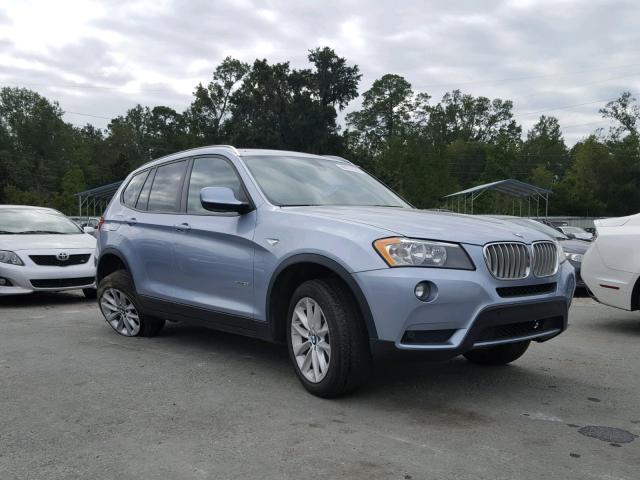 5UXWX9C58D0D03486 - 2013 BMW X3 XDRIVE2 BLUE photo 1