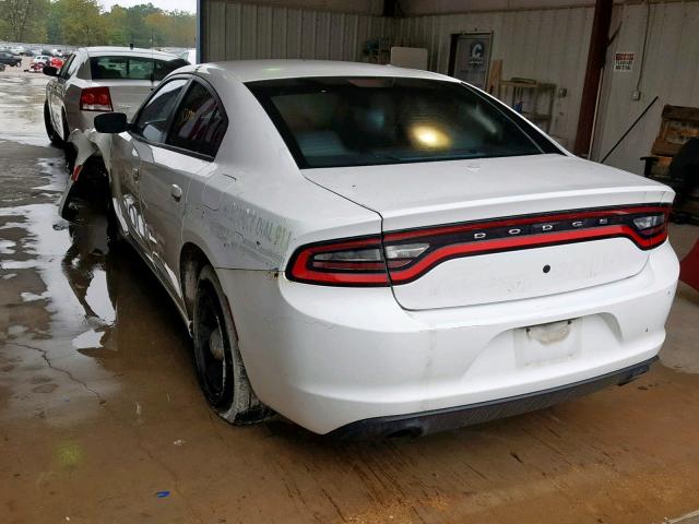 2C3CDXAG6FH858572 - 2015 DODGE CHARGER PO WHITE photo 3