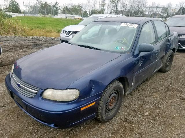 1G1ND52F84M654938 - 2004 CHEVROLET CLASSIC BLUE photo 2