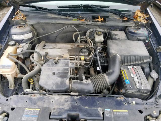 1G1ND52F84M654938 - 2004 CHEVROLET CLASSIC BLUE photo 7