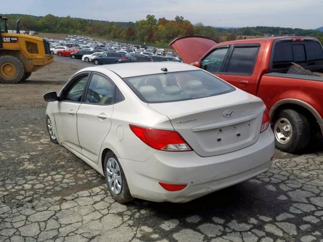 KMHCT4AE1GU122788 - 2016 HYUNDAI ACCENT SE BEIGE photo 3