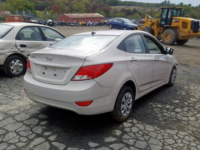 KMHCT4AE1GU122788 - 2016 HYUNDAI ACCENT SE BEIGE photo 4