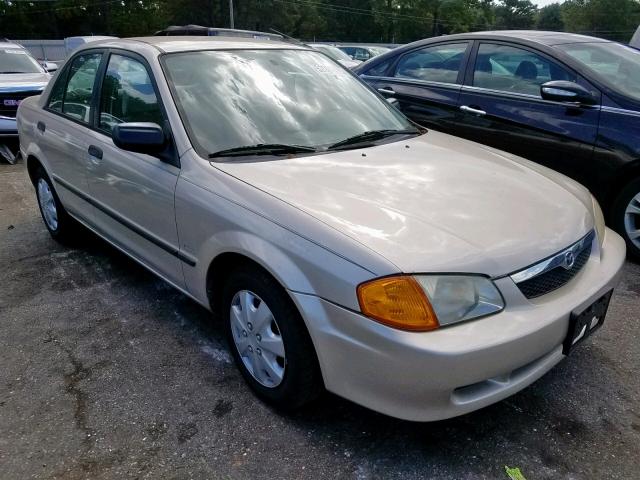 JM1BJ2227Y0270824 - 2000 MAZDA PROTEGE DX BEIGE photo 1