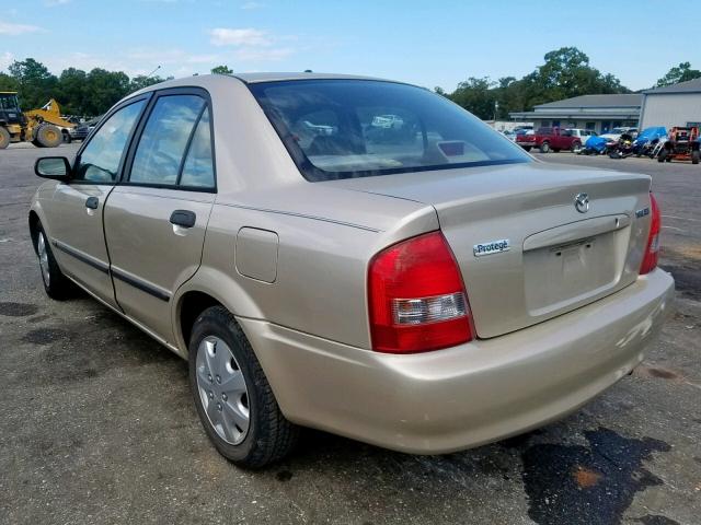 JM1BJ2227Y0270824 - 2000 MAZDA PROTEGE DX BEIGE photo 3