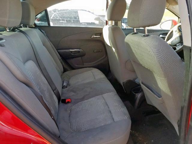 1G1JA5SHXD4133339 - 2013 CHEVROLET SONIC LS 红色 照片 6