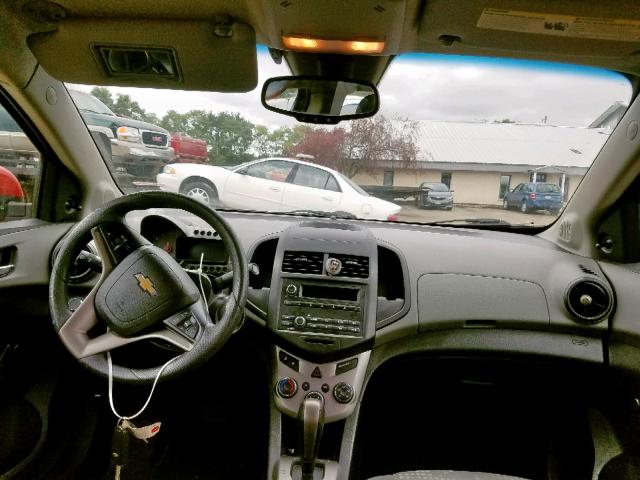 1G1JA5SHXD4133339 - 2013 CHEVROLET SONIC LS 红色 照片 9