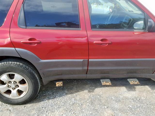 4F2CZ96103KM04609 - 2003 MAZDA TRIBUTE ES მუქწითელი ფოტო 9