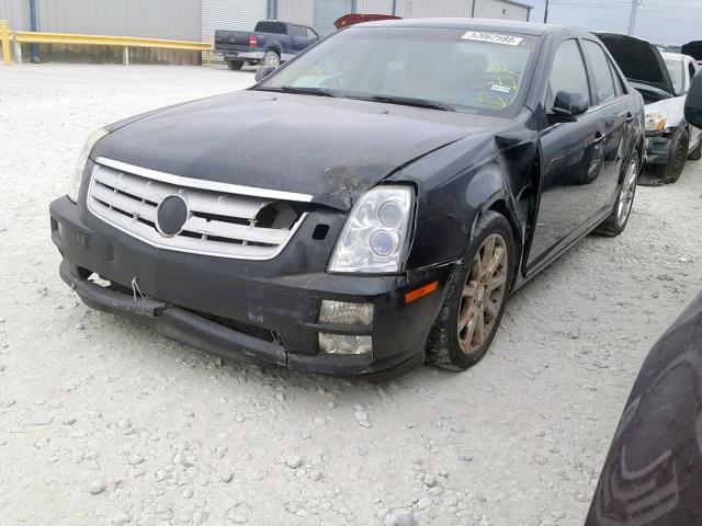 1G6DC67A560107065 - 2006 CADILLAC STS BLACK photo 2