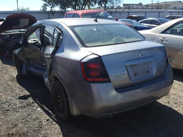 3N1AB61E87L666616 - 2007 NISSAN SENTRA 2.0 SILVER photo 3