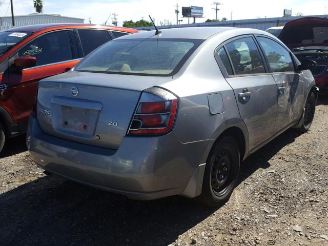 3N1AB61E87L666616 - 2007 NISSAN SENTRA 2.0 SILVER photo 4