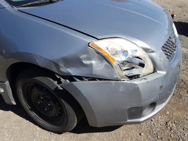 3N1AB61E87L666616 - 2007 NISSAN SENTRA 2.0 SILVER photo 9