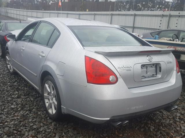 1N4BA41E58C830741 - 2008 NISSAN MAXIMA SE SILVER photo 3