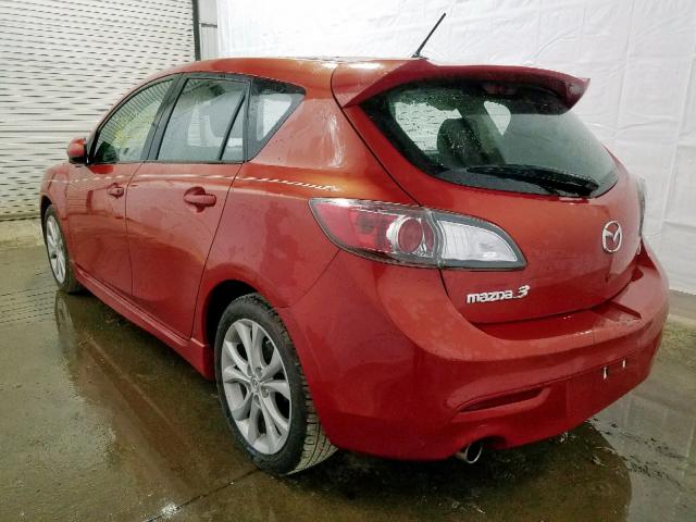 JM1BL1K55B1448732 - 2011 MAZDA 3 S RED photo 3