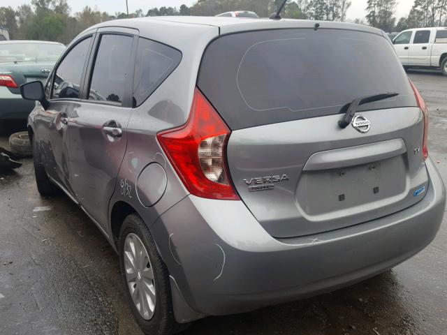 3N1CE2CP3FL414696 - 2015 NISSAN VERSA NOTE SILVER photo 3