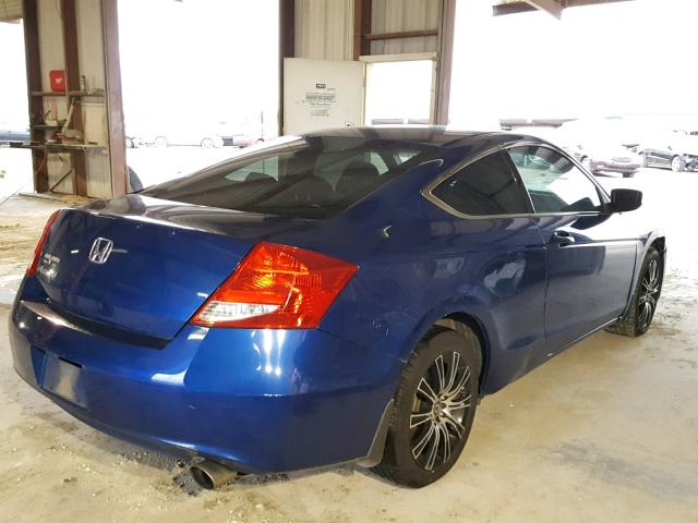 1HGCS1B33BA010685 - 2011 HONDA ACCORD LX- BLUE photo 4