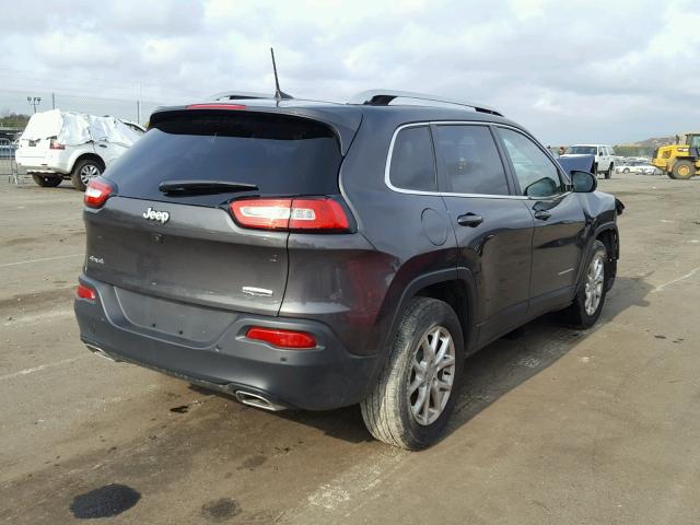 1C4PJMCS0HW546953 - 2017 JEEP CHEROKEE L GRAY photo 4