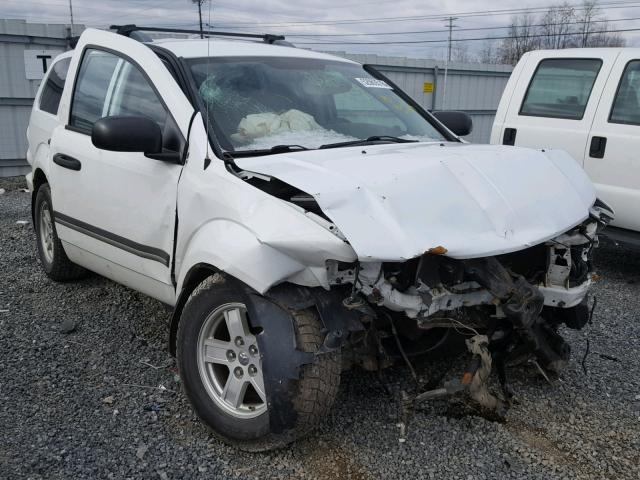 1D8HB48P67F578764 - 2007 DODGE DURANGO SL WHITE photo 1