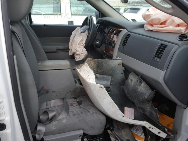 1D8HB48P67F578764 - 2007 DODGE DURANGO SL WHITE photo 5