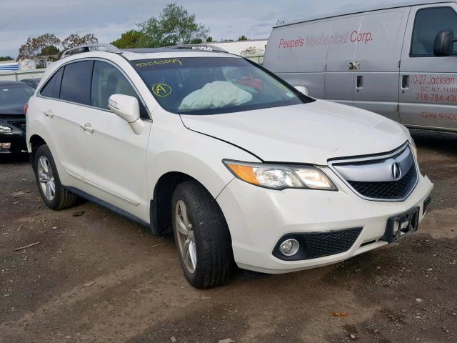 5J8TB4H55DL021172 - 2013 ACURA RDX TECHNO WHITE photo 1