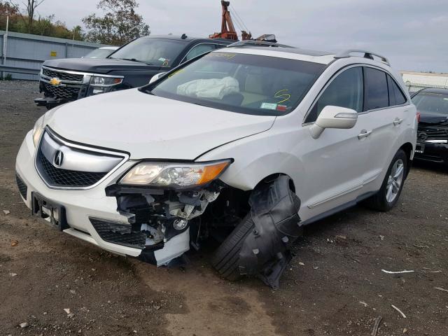 5J8TB4H55DL021172 - 2013 ACURA RDX TECHNO WHITE photo 2