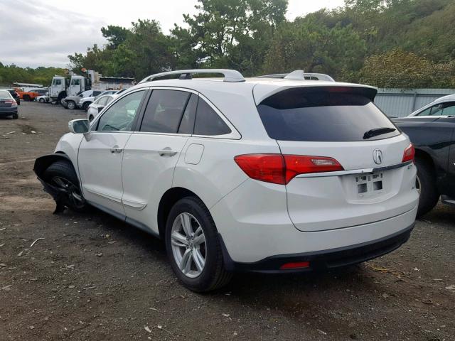 5J8TB4H55DL021172 - 2013 ACURA RDX TECHNO WHITE photo 3